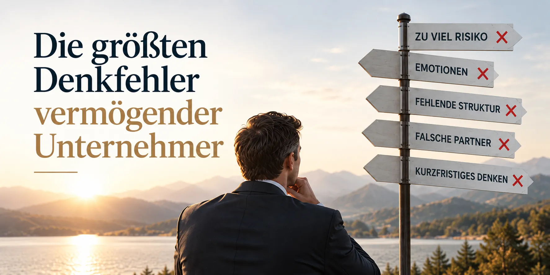Die größten Denkfehler vermögender Unternehmer